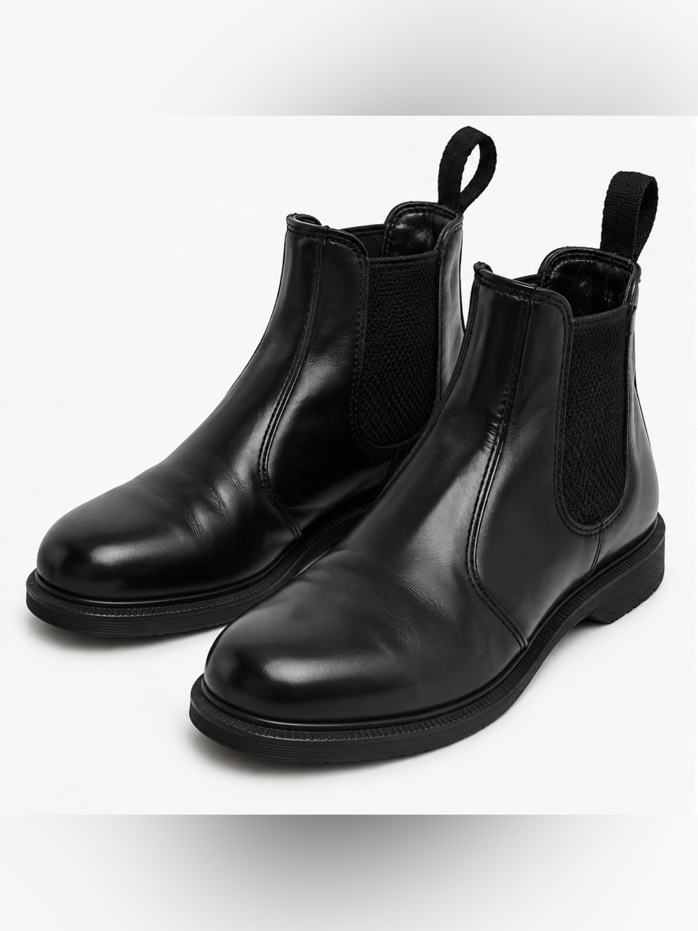 Dr. Martens Chelsea Flora Boots Women’s US 9 UK 7 EU 41 Black Leather